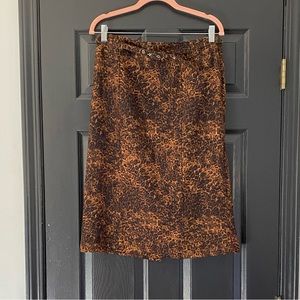 5/$25 - Animal Print Skirt - Size 8